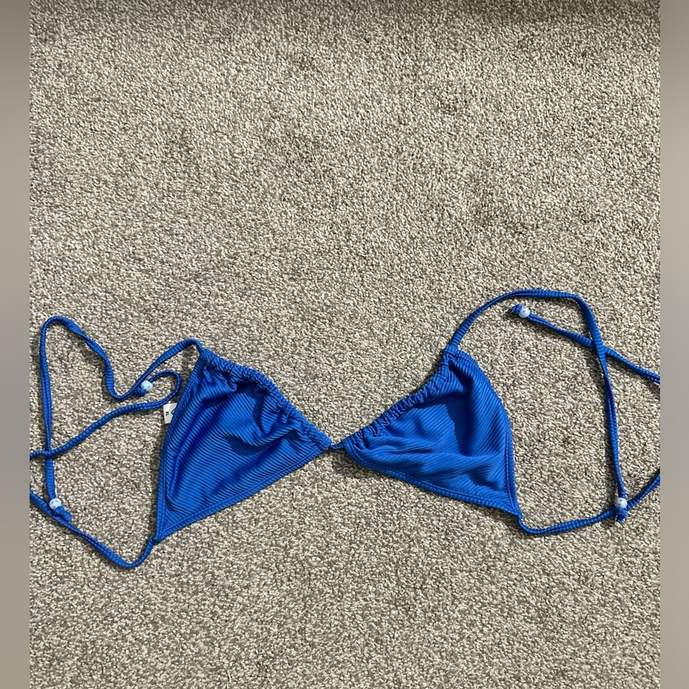 Heat Swimwear Blue Bikini with strings